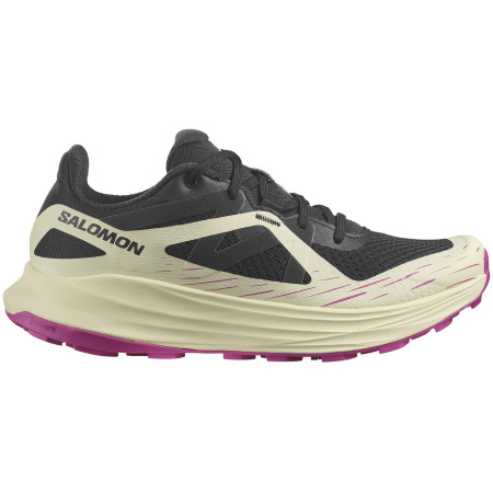 Chaussures de running femme Salomon Ultra Flow vert / beige Black