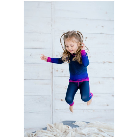 Leggings enfant WAMU Mozaika purple