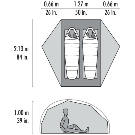 Tente ultra-légères MSR FreeLite 2