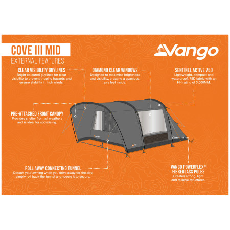 Tente caravane Vango Cove III Mid