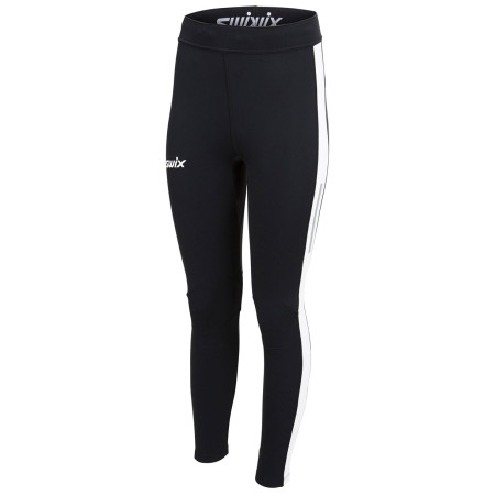 Pantalon fonctionnel femme Swix Focus Warm W vert Black/BrightWhite
