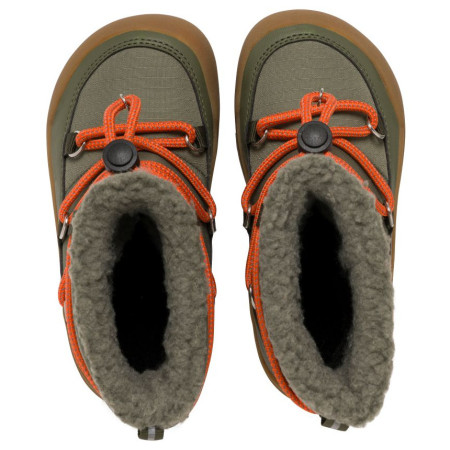 Bottes d'hiver enfant Viking Outdoor Footwear Birch Barefoot Warm WP Pull-on Olive
