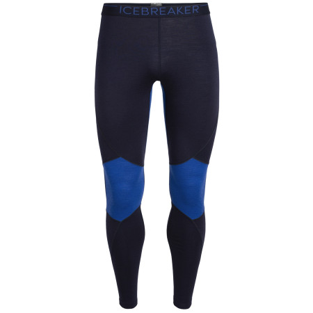 Pantalon sous-vêtement homme Icebreaker Mens 260 Zone Leggings 2021 bleu foncé MidnightNavy/Surf