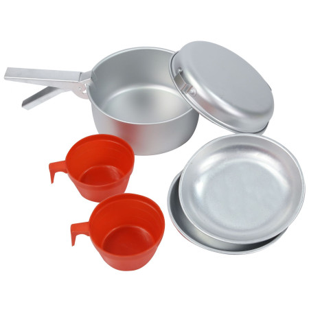 Set de vaisselle Regatta 2 Psn Alu Cookset argenté Silver
