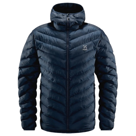 Veste homme Haglöfs Sarna Mimic hood bleu foncé Tarn Blue