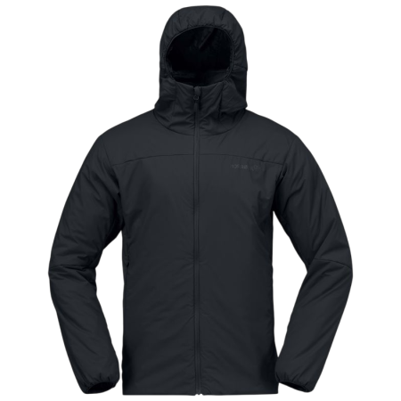 Veste d'hiver homme Norrona femund thermo60 Zip Hood noir Caviar Black