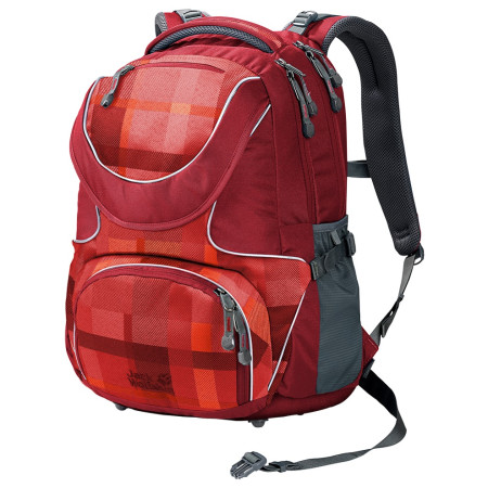 Sac à dos enfant Jack Wolfskin Ramson 26 Pack rouge IndianRedWovenCheck