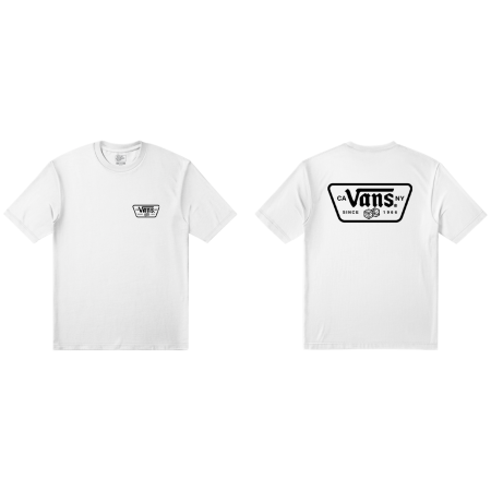 T-shirt homme Vans Knu Patch SS Tee blanc White