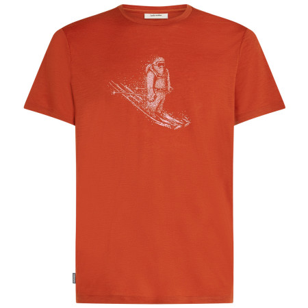 T-shirt homme Icebreaker Merino 150 Tech Lite Skiing Yeti orange Agate