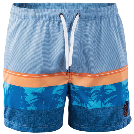 Maillot de bain homme Aquawave Palawan bleue Blue/Orange/PalmPrint