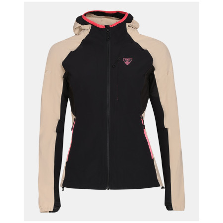 Veste softshell femme Kilpi Baleo-W noir/ beige BEG