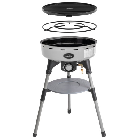 Barbecues à gaz Brunner Devil BBQruiser HT Classic Grid 30 argenté
