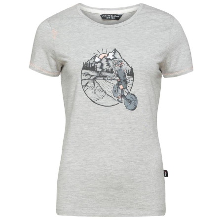 T-shirt femme Chillaz Saile Homo Mons Velo gris claire grey melange
