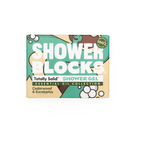 Gel douche Totally Solid Solid Shower Gel EO Range - Cedarwood & Eucalyptus bleu