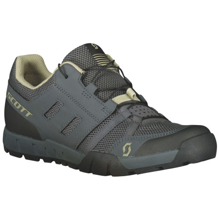 Chaussures vélo hommes Scott Sport Crus-r Flat Boa gris foncé dark grey/beige