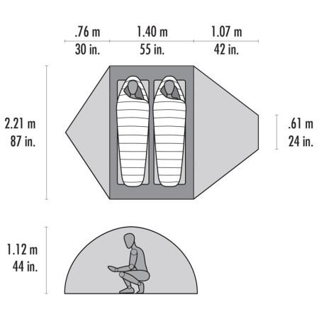 Tente de randonnée MSR Remote 2