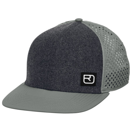Casquette Ortovox Logo Air Trucker Cap gris / vert Green Sage