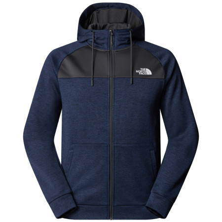 Sweatshirt fonctionnel homme The North Face Reaxion Fleece F/Z Hoodie - Eu bleu foncé Summit Navy Dark Heathe