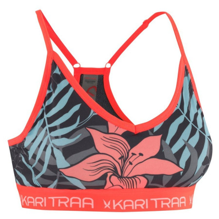 Soutien-gorge sport Kari Traa Var (2018) noir / orange Coast