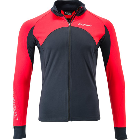 Sweat-shirt homme Silvini Matese Pro MJ1507 noir / rouge Bloodkred