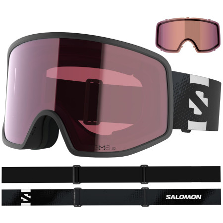 Masques ski Salomon Sentry Pro Sigma +1Lens noir Black
