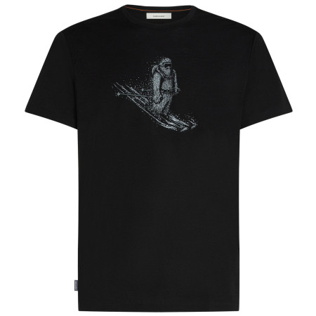 T-shirt homme Icebreaker Merino 150 Tech Lite Skiing Yeti noir Black