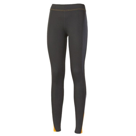 Leggings femmes Progress Nadine noir / orange