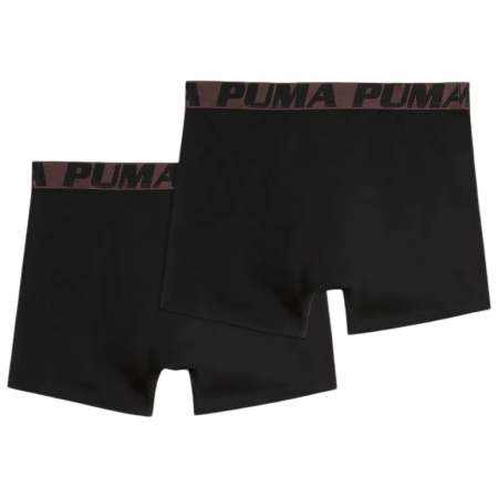 Caleçon homme Puma Striped Elastic Boxers 2P black
