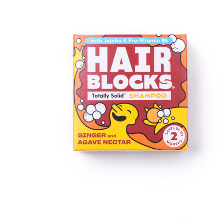 Shampoing Shower Blocks Solid Shampoo - Ginger & Agave Nectar