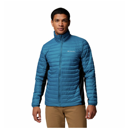 Veste homme Columbia Powder Pass™ Hybrid Jacket bleu Phoenix Blue, Black