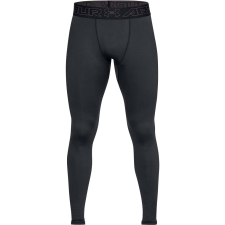 Leggings homme Under Armour ColdGear Leggings vert Black//Charcoal