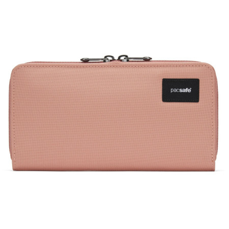Portefeuille Pacsafe RFIDsafe Continental Wallet rose rose