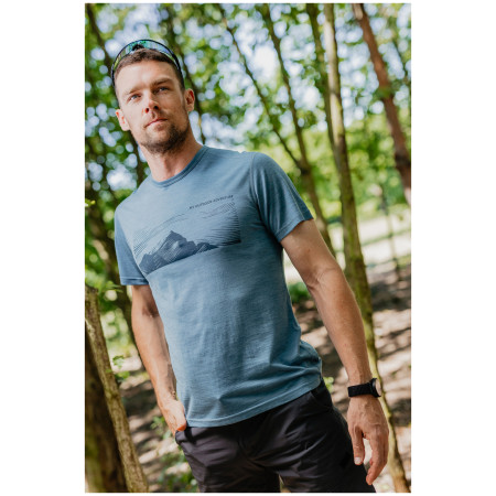 T-shirt homme MOOA Merino Lyolite Highlander 150 Short