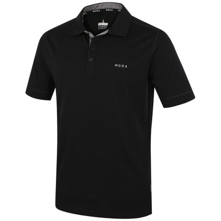 T-shirt homme MOOA Polo noir black