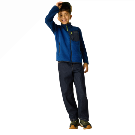 Sweat enfant Regatta Junior Frankie Warm Fleece Aviator Blue