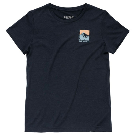T-shirt femme Devold Classic "Summit" Tee Wmn noir INK