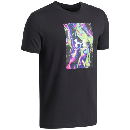 T-shirt fonctionnel enfant Under Armour UA B Multi Color Photo SS Black