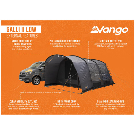 Tente caravane Vango Galli II Low