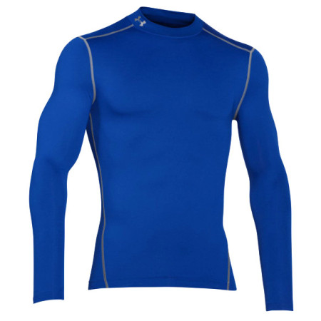 T-shirt fonctionnel homme Under Armour CG Armour Mock bleue Royal//Steel