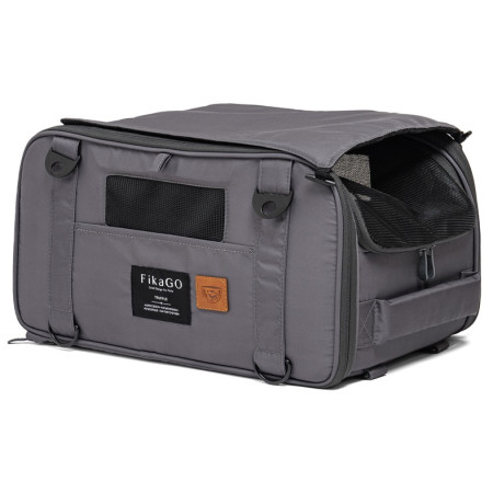 Přepravní taška na psa FikaGo Truffle gris Grey