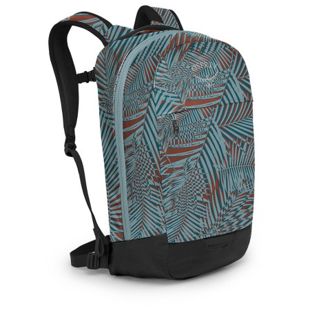 Sac à dos Osprey Transporter Panel Loader brun / bleu palm leaf glitch print