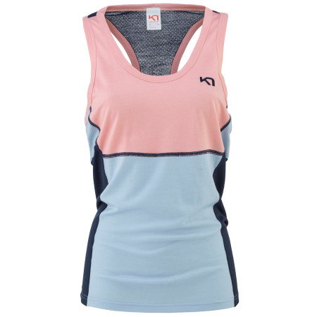 Top femme Kari Traa Lam Top bleu / rose Misty