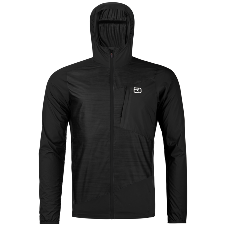 Veste softshell homme Ortovox Trace Windbreaker Jacket M noir Black Raven