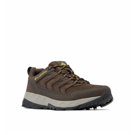 Chaussures homme Columbia Strata Trail™ Low Wp brun Cordovan, Golden Yellow