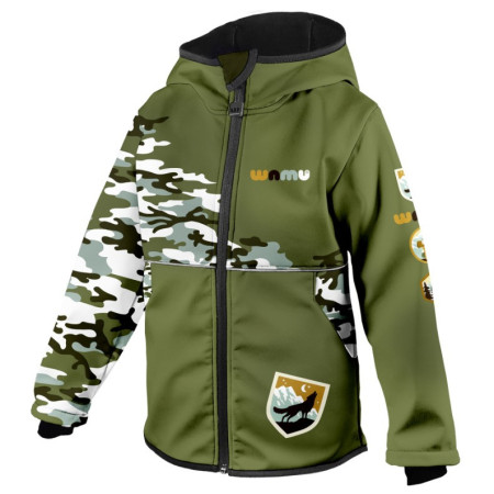 Veste softshell enfant WAMU Khaki kaki KHAKI