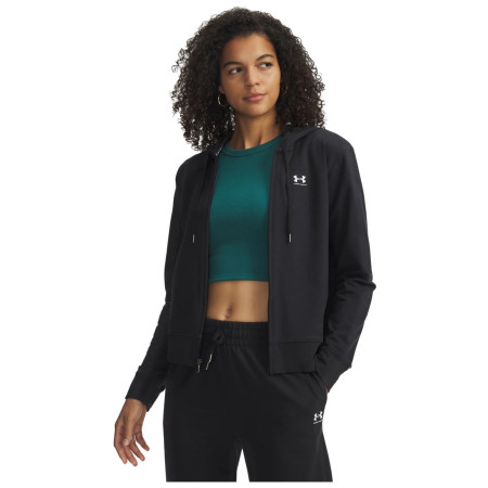 Sweat-shirt femme Under Armour Sport Terry FZ noir