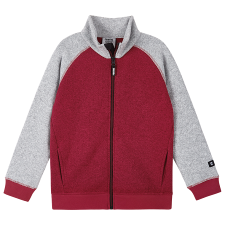 Sweat enfant Reima Neulomus Cranberry bordeau Cranberry