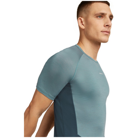 T-shirt fonctionnel homme Icebreaker M Mer 125 ZoneKnit SS Crewe