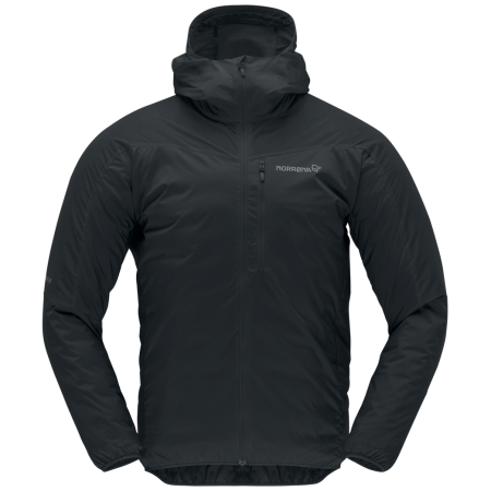 Veste homme Norrona falketind aero60 Zip Hood noir Caviar Black