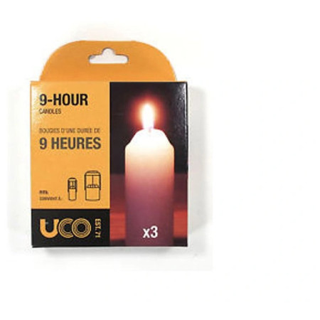 Bougie UCO 9-Hour Candle Original Candles - 3 pcs